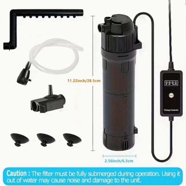 UV Aquarium Filter with Timer Dual Mode