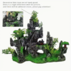 Dual Sided Aquarium Mountain Landscape Decoration