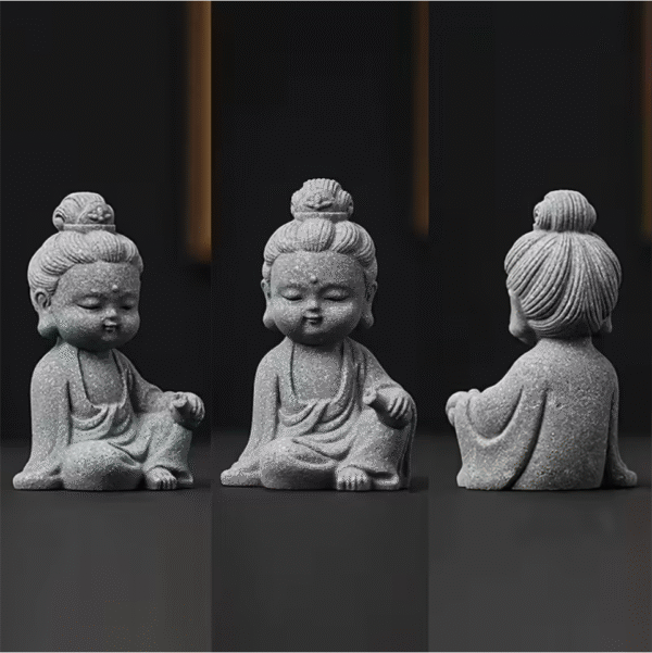 Miniature Buddha Statue Zen Decor set